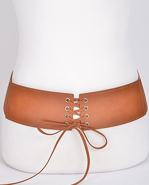 Corset Belt with Ribbon Detail