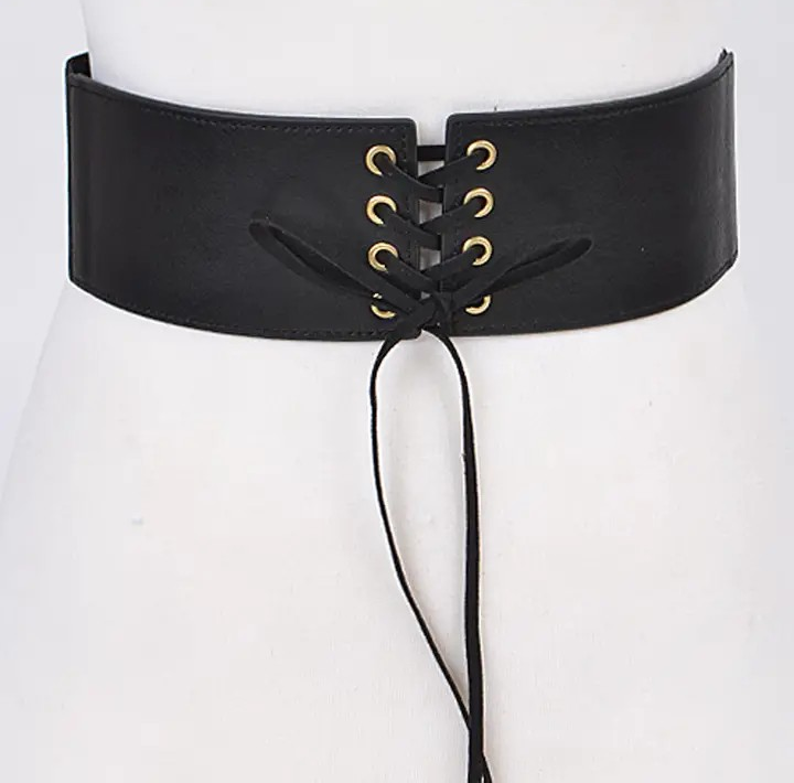 Corset Belt with Ribbon Detail