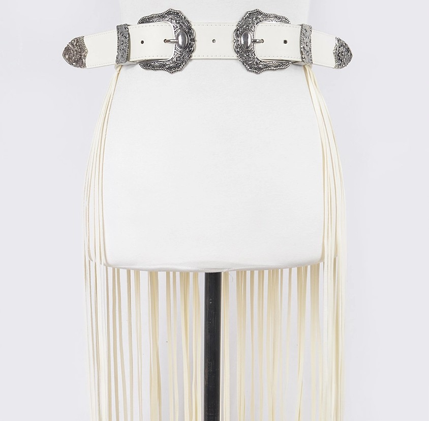 Double Buckle Curtain Fringe Belt