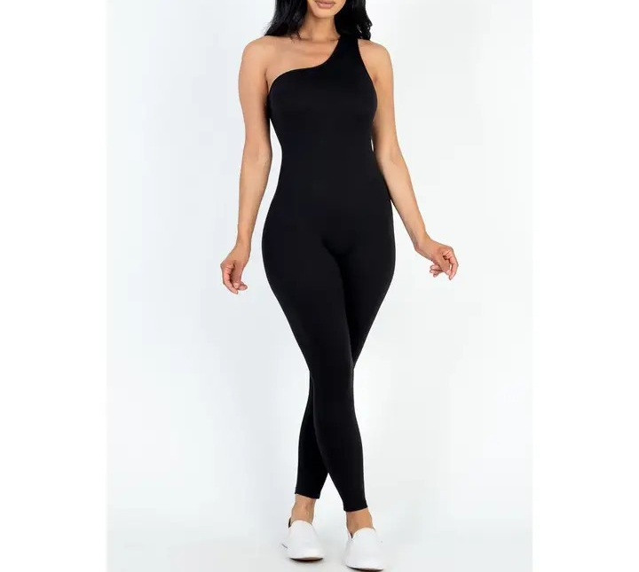One Shoulder Jumpsuit
