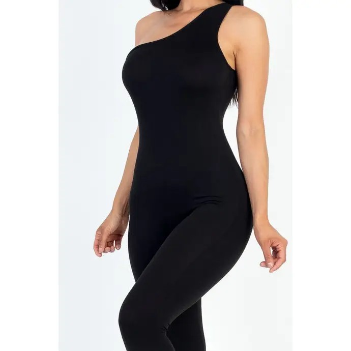 One Shoulder Jumpsuit