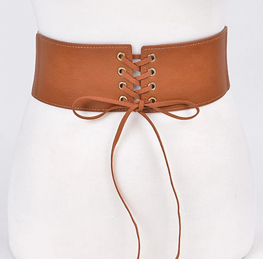 Corset Belt with Ribbon Detail