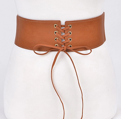 Corset Belt with Ribbon Detail