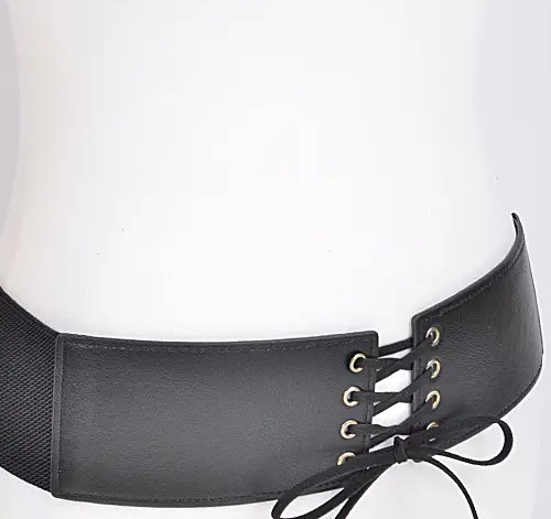 Corset Belt with Ribbon Detail