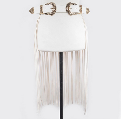 Double Buckle Curtain Fringe Belt