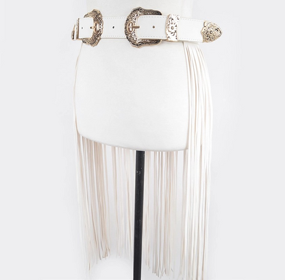 Double Buckle Curtain Fringe Belt