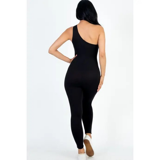 One Shoulder Jumpsuit