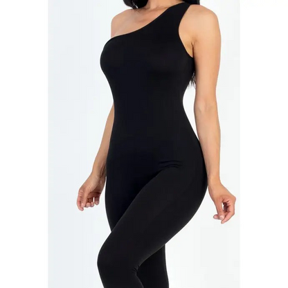 One Shoulder Jumpsuit