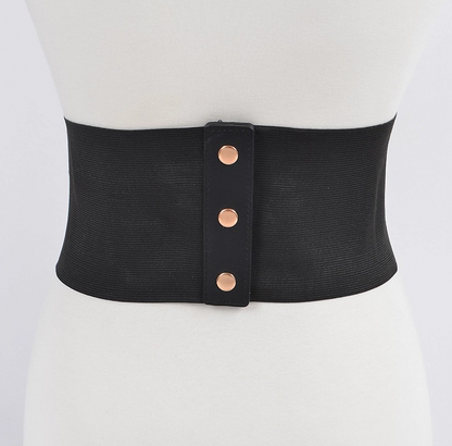 Wide Multi O Ring Metal PLUS Size Elastic Belt